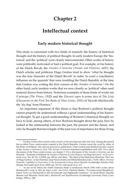 historical and political thought in the seventeenth - RePub - Erasmus ...