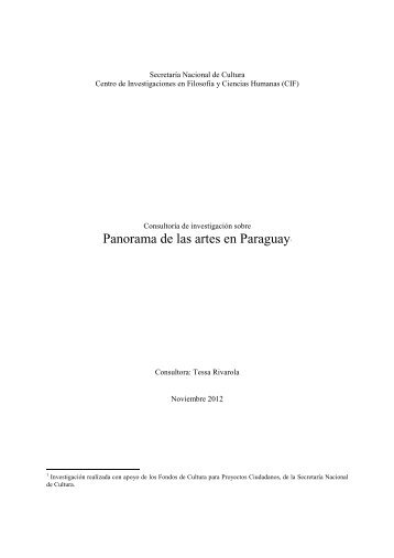 Panorama del arte en Paraguay-Informe final_Rivarola disminuido