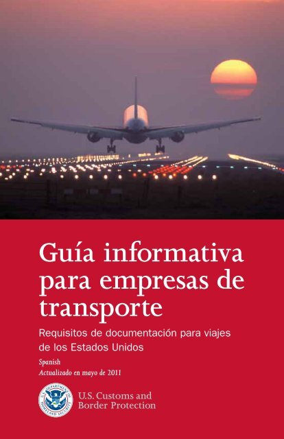 Guía informativa para empresas de transporte - CBP.gov