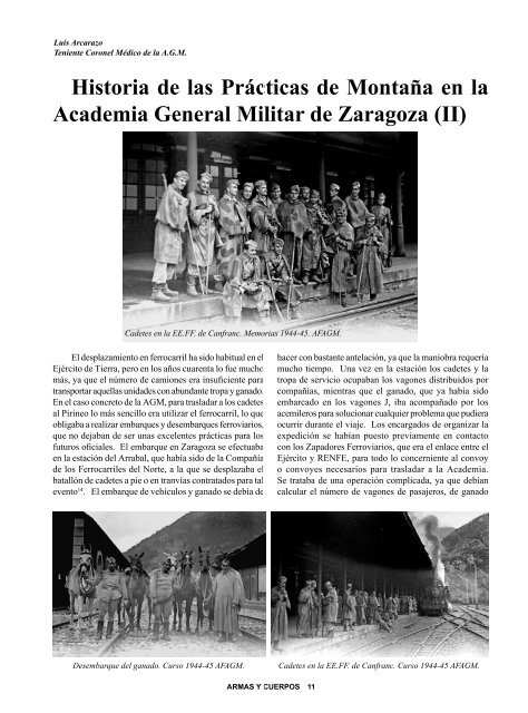 Logística: Matemáticas y Ejército I. - Universidad de Zaragoza