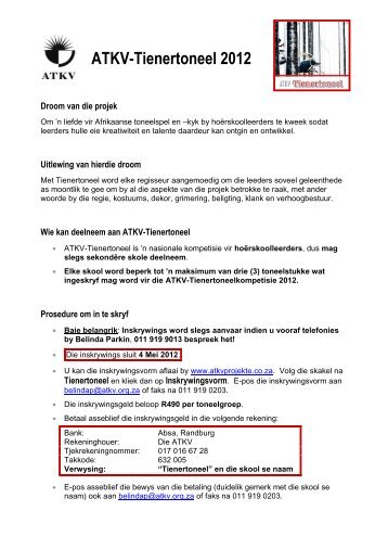 ATKV-Tienertoneel 2012 - LitNet