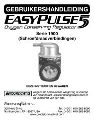 Handleiding Precision Medical EasyPulse5 - vivisol nederland