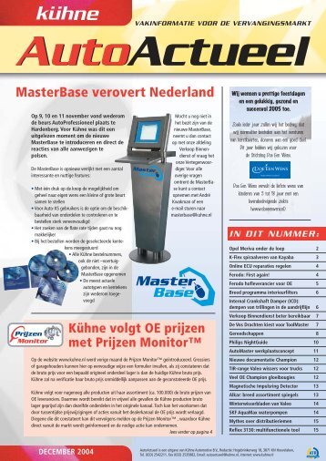 MasterBase verovert Nederland - Kühne