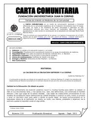 carta comunitaria - Fundación Universitaria Juan N. Corpas