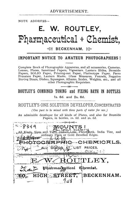 Flls.J:fIl1s.ceutics.1 -to C!hemist, - Bromley Council