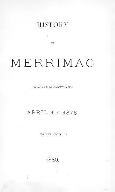 History of Amesbury - Merrill.org