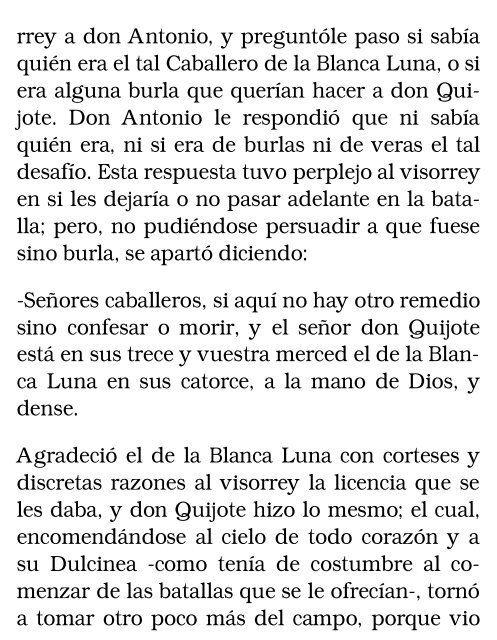 El ingenioso hidalgo don Quijote de la Mancha, II - Bibliolucus