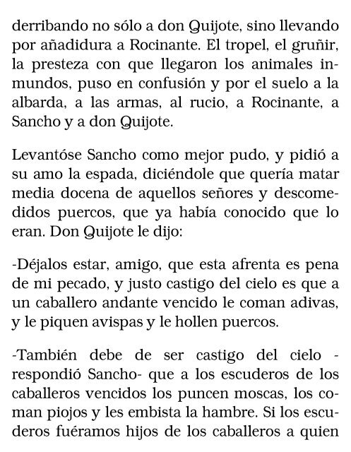 El ingenioso hidalgo don Quijote de la Mancha, II - Bibliolucus