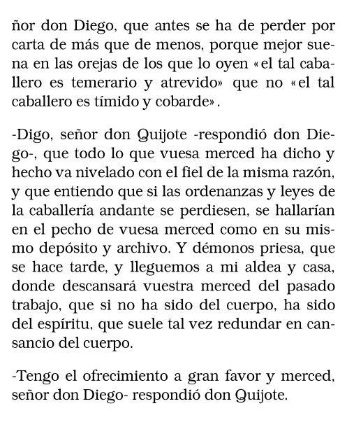 El ingenioso hidalgo don Quijote de la Mancha, II - Bibliolucus