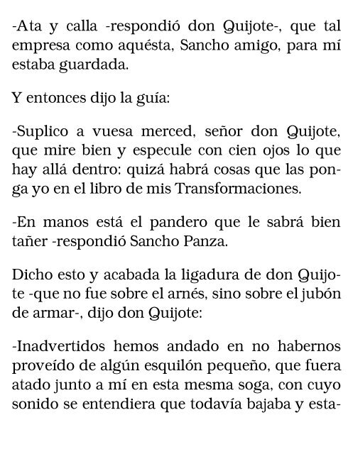 El ingenioso hidalgo don Quijote de la Mancha, II - Bibliolucus