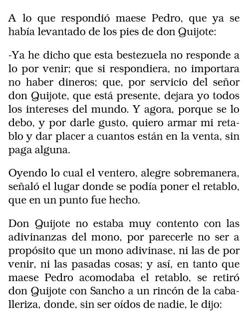 El ingenioso hidalgo don Quijote de la Mancha, II - Bibliolucus