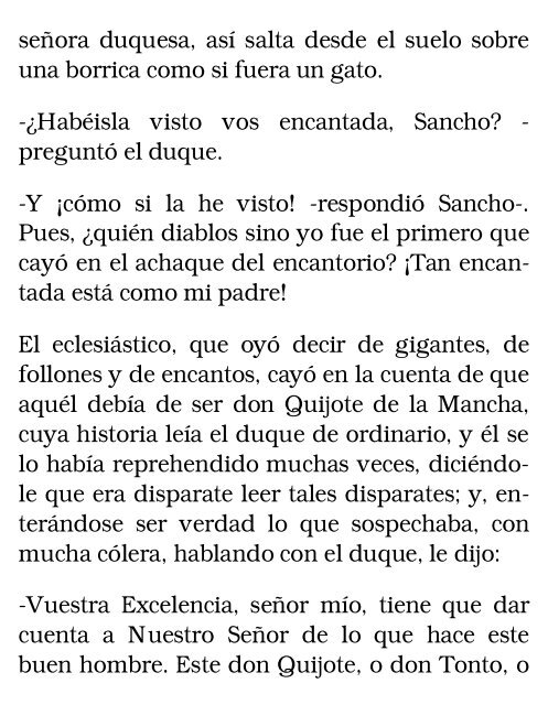 El ingenioso hidalgo don Quijote de la Mancha, II - Bibliolucus