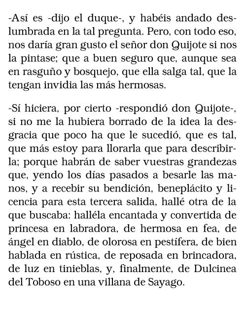 El ingenioso hidalgo don Quijote de la Mancha, II - Bibliolucus