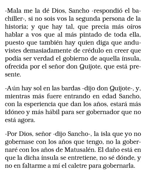 El ingenioso hidalgo don Quijote de la Mancha, II - Bibliolucus