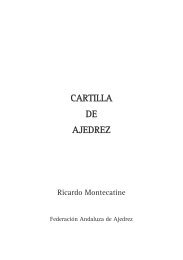 CARTILLA DE AJEDREZ