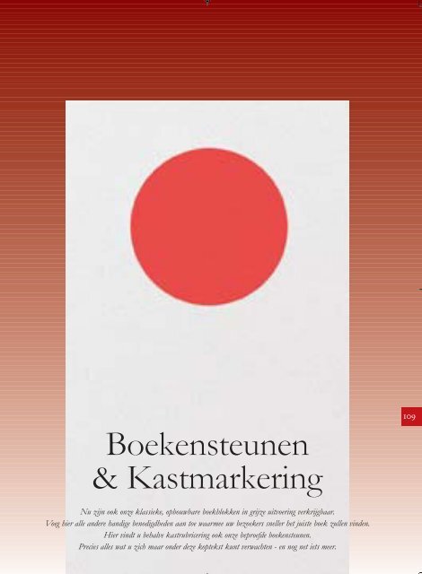 Boekensteunen & Kastmarkering - Eurobib