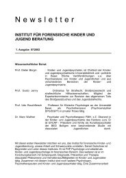 Newsletter - Institut für forensische Kinder