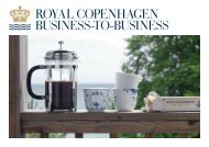 Se vores B2B brochure her - Royal Copenhagen
