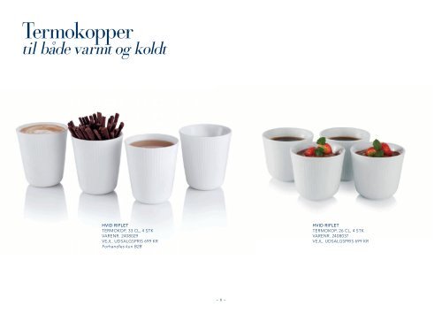 Se vores B2B brochure her - Royal Copenhagen