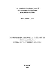 inspeção de produtos de origem animal - medicina veterinária ufpr ...