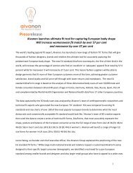 Pressrelease - Alvanon