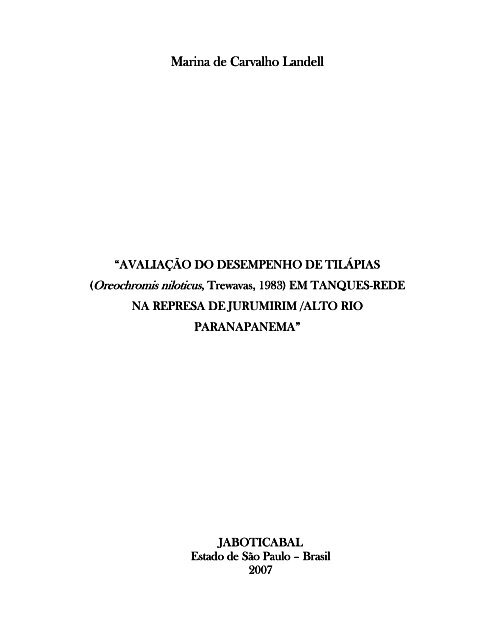 Dissertacao Marina de Carvalho Landell.pdf - Caunesp