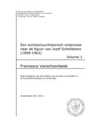 Francesca Vanschoonbeek: Bachelorpaper - Jozef Schellekens