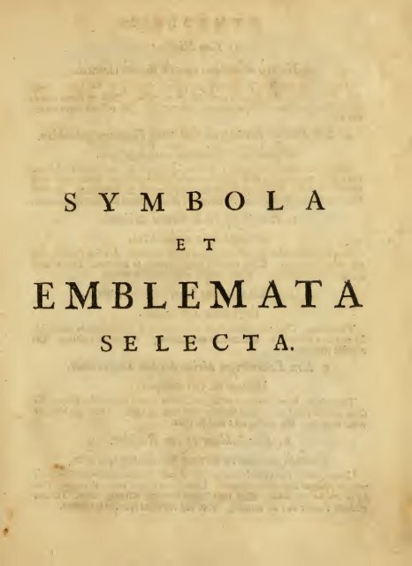 Symbola et emblemata