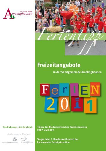 für den Ferientipp 2011 - Amelinghausen