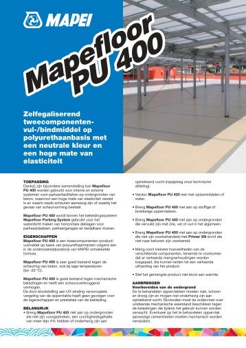 Mapefloor PU 400 Mapefloor PU 400 - Mapei