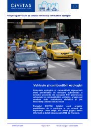 Vehicule şi combustibili ecologici - CIVITAS