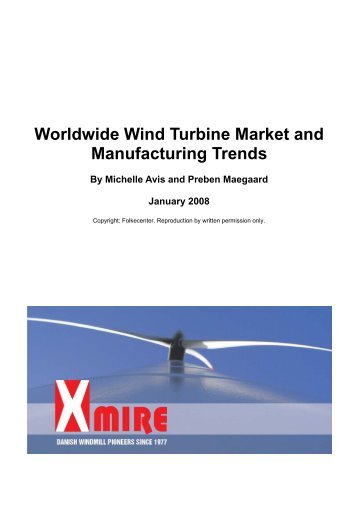 Worldwide Wind Turbine Market and Manufacturing Trends