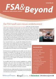 FSA& Beyond