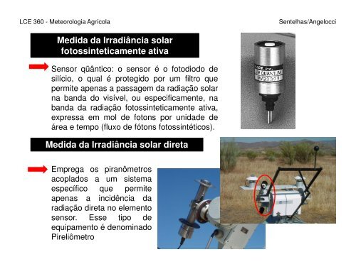 Radiação Solar - Balanço de Energia - Departamento de Ciências ...