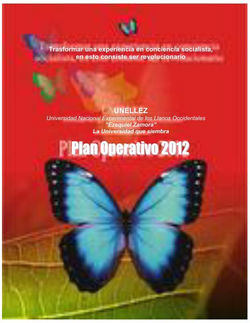 Plan Operativo 2012 - Postgrado de la UNELLEZ