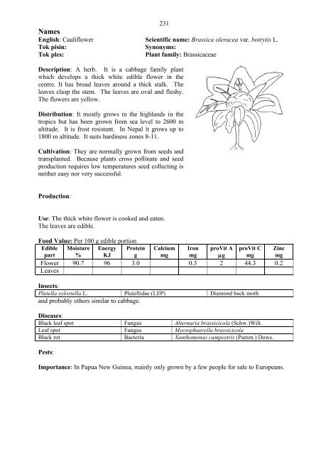 Food Plants International