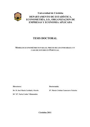 TESIS DOCTORAL - Repositório Científico IPCB