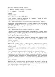 Asignatura: Hidráulica General y Aplicada J.A. Mintegui, J.L. García ...
