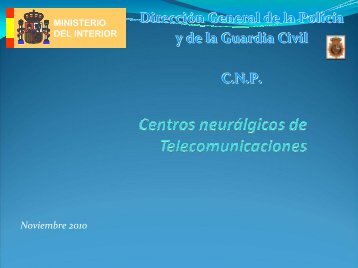 Centros neurálgicos de Telecomunicaciones