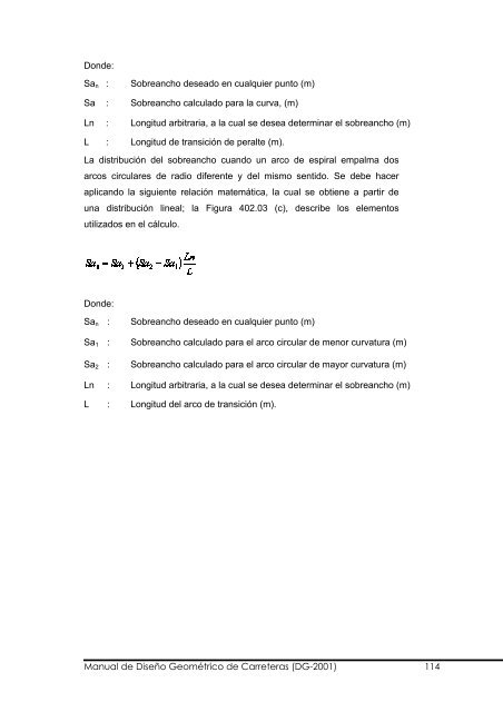 Manual de Diseño Geométrico de Carreteras (DG-2001) 1