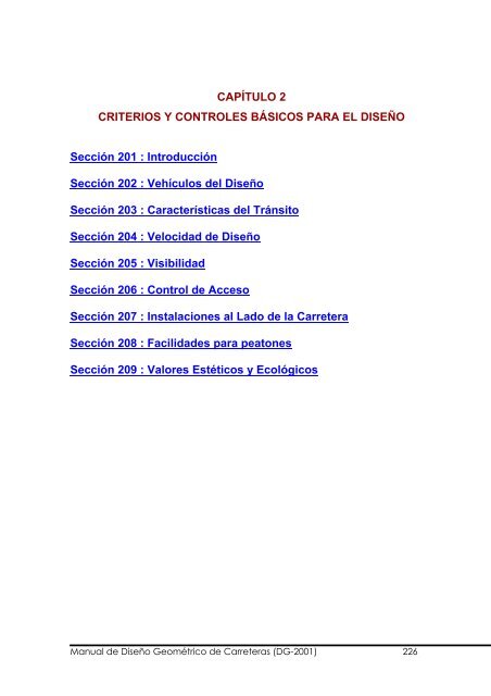 Manual de Diseño Geométrico de Carreteras (DG-2001) 1