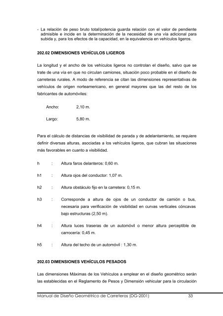 Manual de Diseño Geométrico de Carreteras (DG-2001) 1