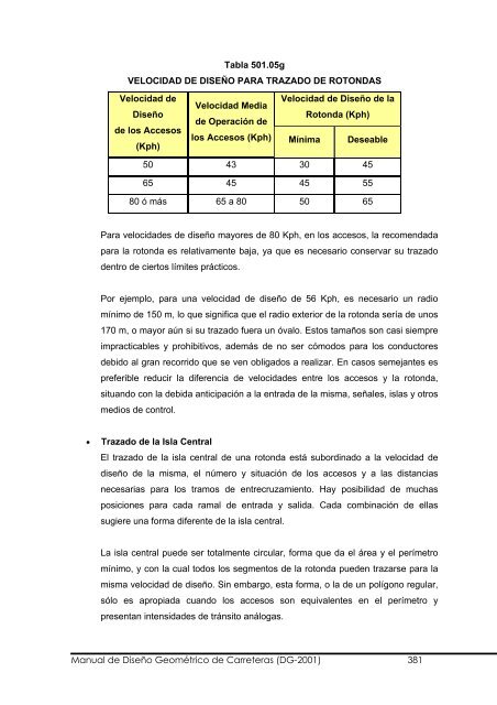 Manual de Diseño Geométrico de Carreteras (DG-2001) 1