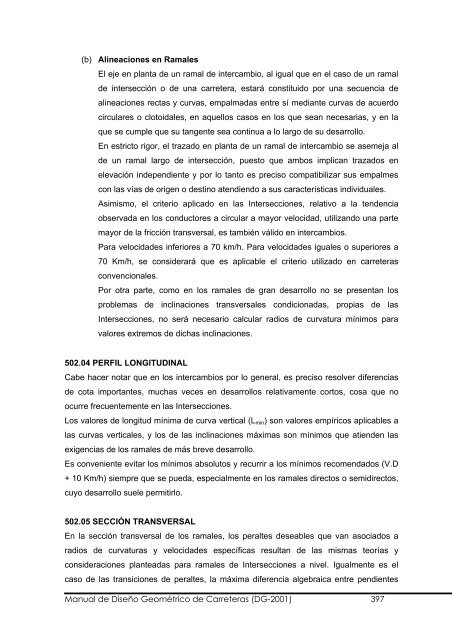 Manual de Diseño Geométrico de Carreteras (DG-2001) 1