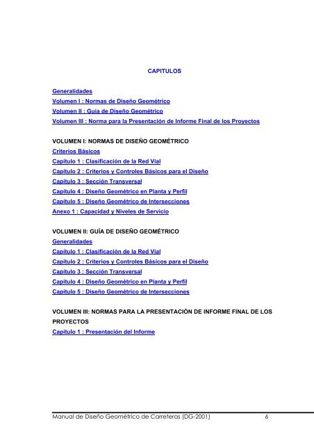 Manual de Diseño Geométrico de Carreteras (DG-2001) 1