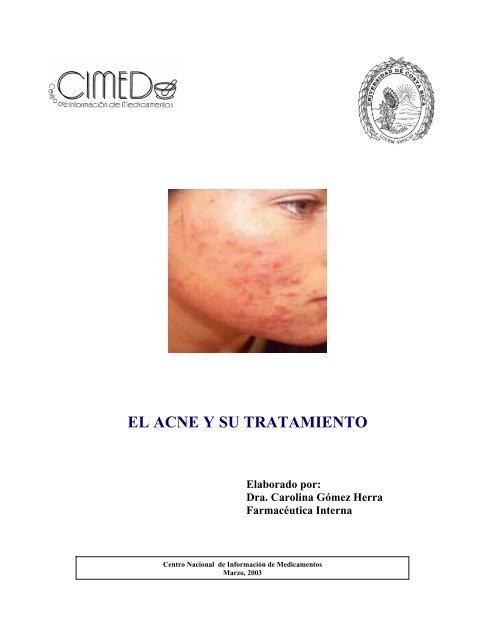 El acne y su tratamiento - Sibdi - Universidad de Costa Rica