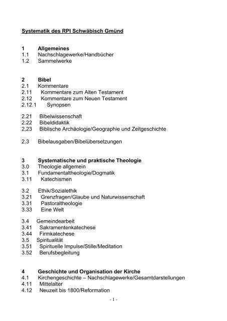 Medienübersicht pdf - rpi Schwäbisch Gmünd