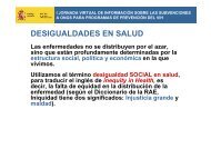 DESIGUALDADES EN SALUD