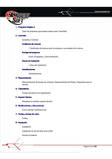 Tipos de soporte tecnico pdf