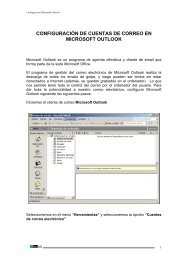 configuración de cuentas de correo en microsoft outlook